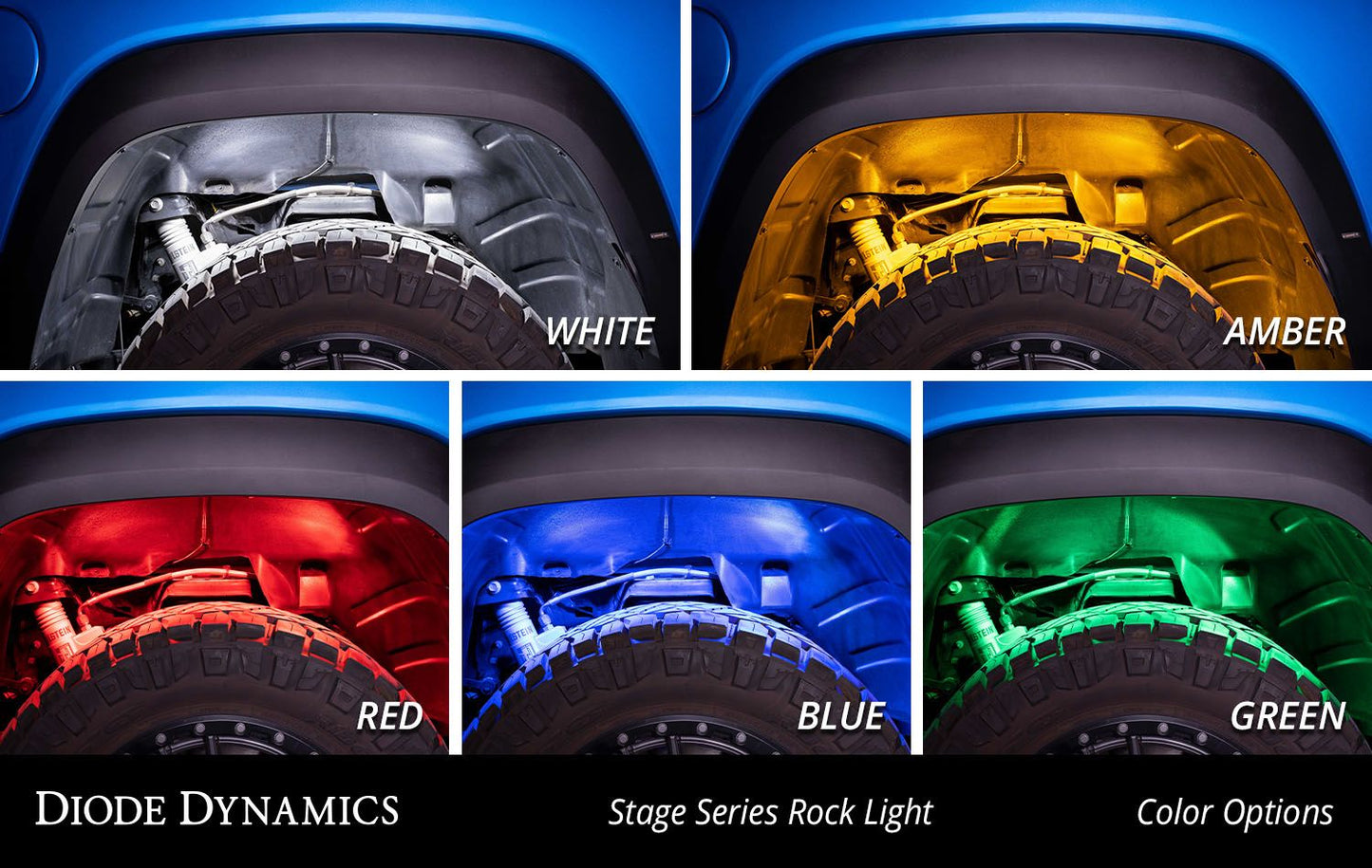 Stage Series Single-Color LED Rock Light (4-pack)